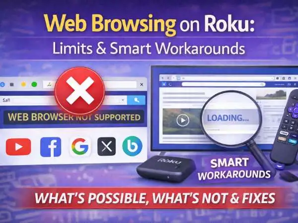 Web Browsing on Roku