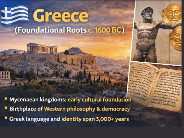Greece (Foundational Roots c. 1600 BC)